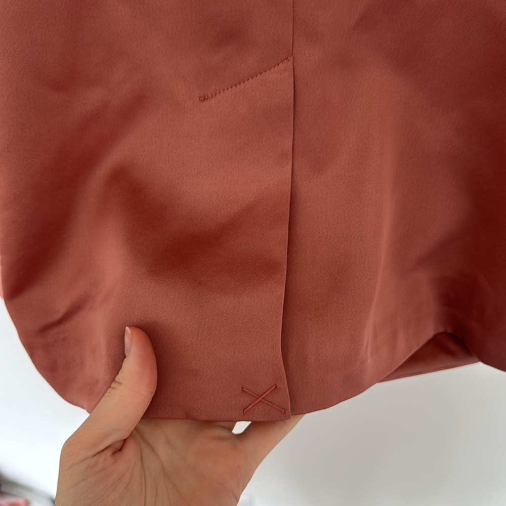 House of Harlow Satin Acetate Blazer - Size M - Picture 6 of 7